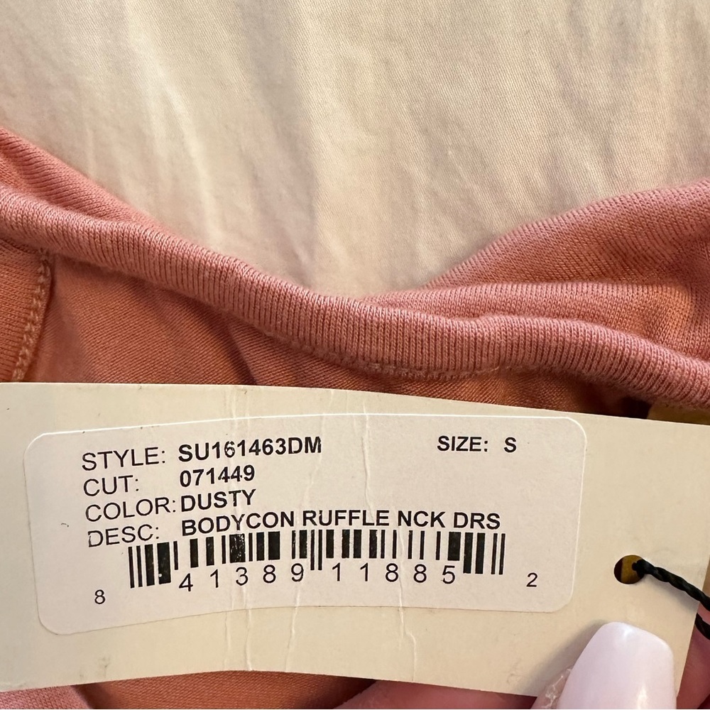 Rachel Pally x Revolve Bodycon Dress Dusty Rose size S - Picture 4 of 5